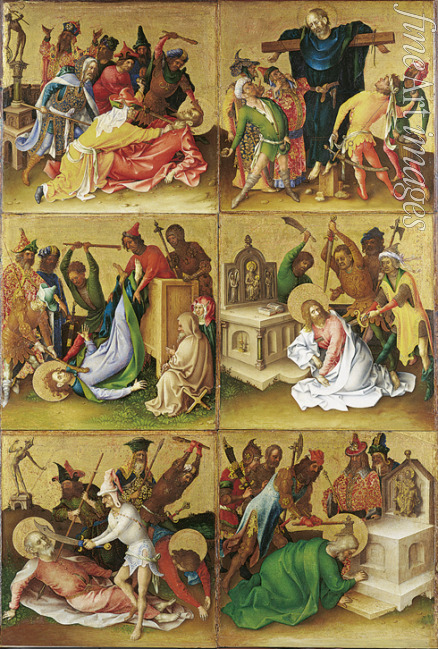 Lochner Stephan - Martyrdom of the Apostles. Right panel