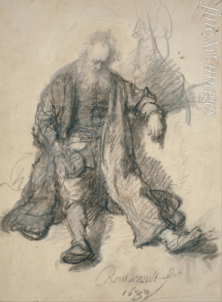Rembrandt van Rhijn - Der trunkene Lot