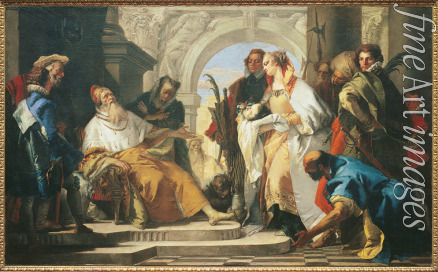 Tiepolo Giambattista - Die Heiligen der Familie Crotta