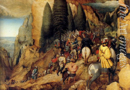 Bruegel (Brueghel) Pieter der Ältere - Die Bekehrung des Paulus