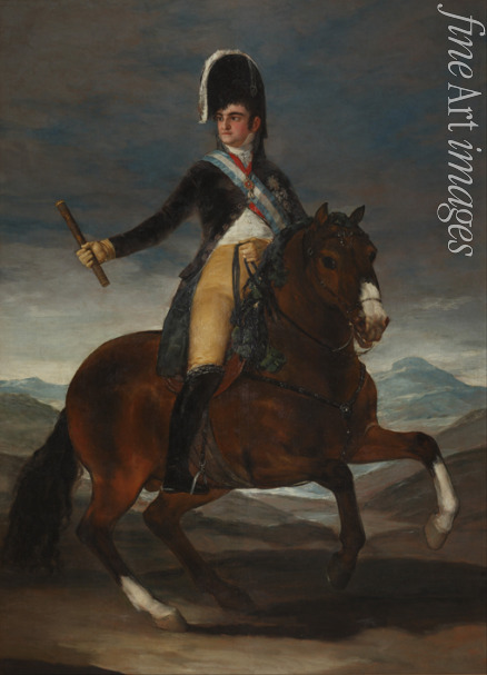 Goya Francisco de - Equestrian Portrait of King Ferdinand VII of Spain
