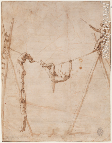 Ribera José de - Acrobats on a Rope