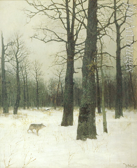 Levitan Isaak Ilyich - Forest in winter