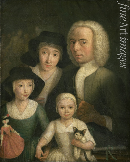 Spilman Hendrik - Self-portrait with Suzanna van Bommel and Two Daughters