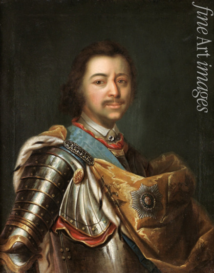 Kupecky (Kupetzky) Jan (Johann) - Portrait of Emperor Peter I the Great (1672-1725)