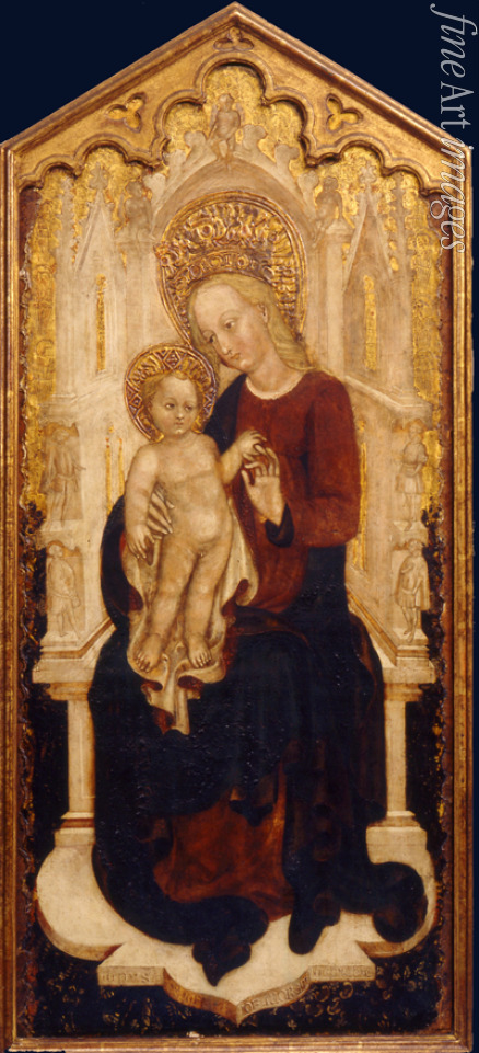 Moretti Cristoforo - The Virgin and Child Enthroned