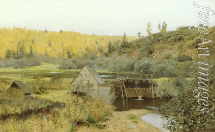 Levitan Isaak Ilyich - Autumn. Mill. Plyos