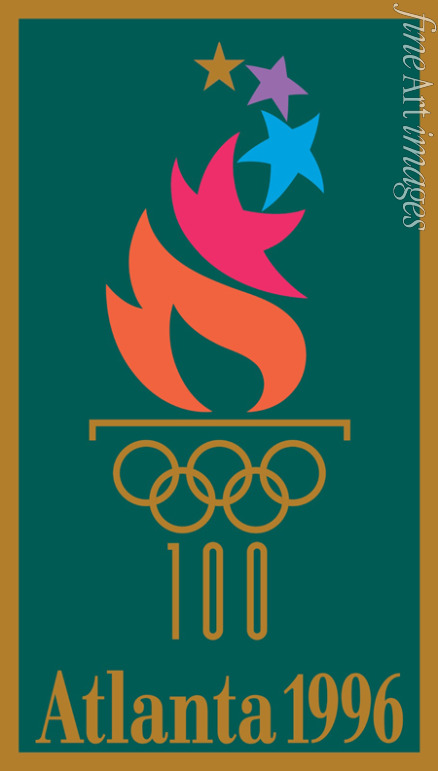 Anonymous - Official poster for the 1996 Summer Olympics in Atlanta