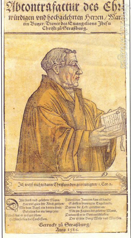 Unbekannter Künstler - Martin Bucer (1491-1551)
