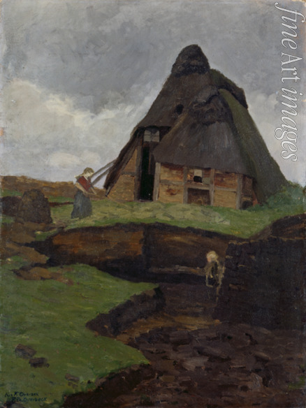 Overbeck Fritz - Mire Cottage with Child