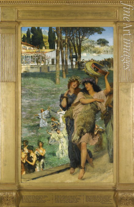 Alma-Tadema Sir Lawrence - Frühlingsfest. Auf dem Weg zum Tempel der Ceres
