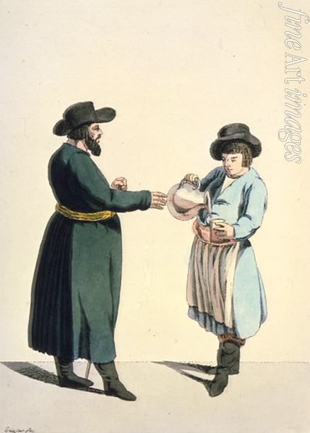 Geissler Christian Gottfried Heinrich - Merchant and Kvass vendor (From the series The St. Petersburg Peddlers)