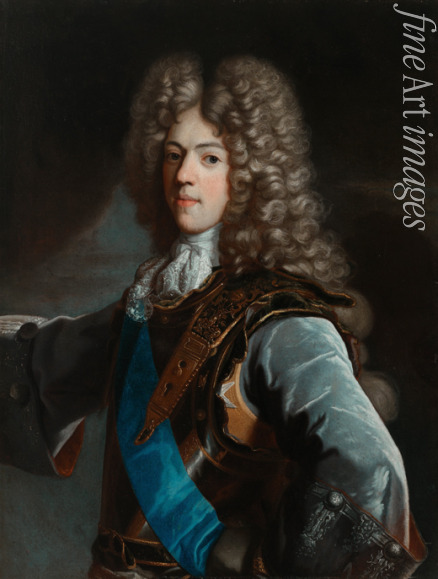 Rigaud Hyacinthe François Honoré Kreis von - Porträt von Konstanty Wladyslaw Sobieski (1680-1726)