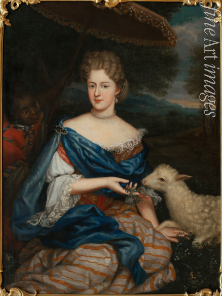Unbekannter Künstler - Porträt von Maria Karolina Sobieska (1697-1740)