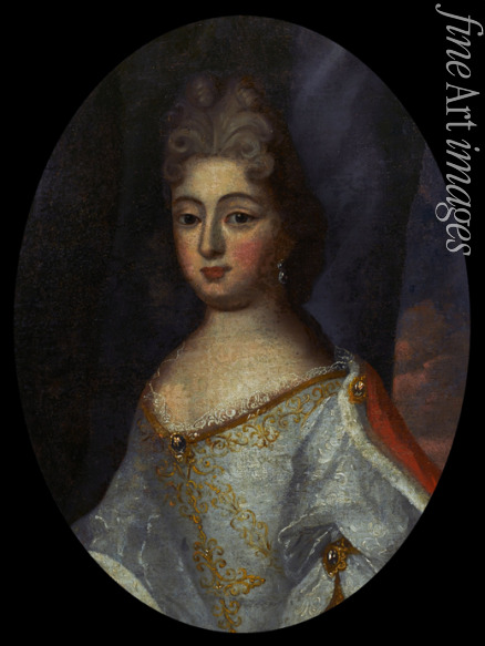 Unbekannter Künstler - Porträt von Therese Kunigunde von Polen (1676-1730)