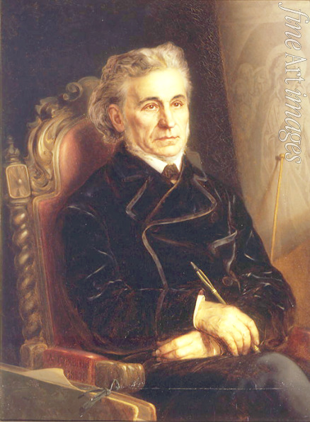 Gorawski Apolinari Giljariewitsch - Porträt des Malers Fjodor Bruni (1799-1875)