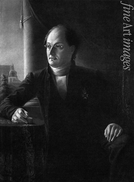Anonymous - Portrait of the Poet Johan Ludvig Runeberg (1804-1877)