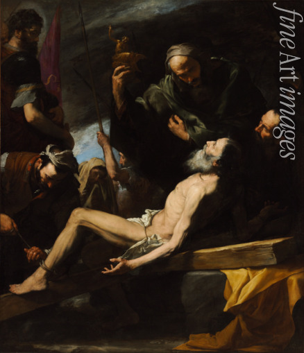 Ribera José de - Das Martyrium des heligen Apostels Andreas