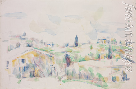 Cézanne Paul - Landschaft in Provence