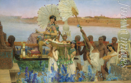 Alma-Tadema Sir Lawrence - The Finding of Moses