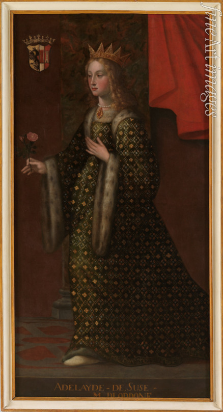Unbekannter Künstler - Adelheid von Susa, die Frau des Otto von Savoyen