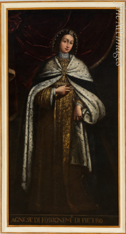 Unbekannter Künstler - Agnes von Faucigny, Frau des Peter II. von Savoyen