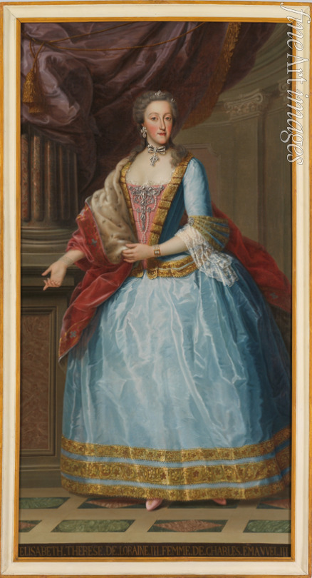 Unbekannter Künstler - Elisabeth Therese von Lothringen (1711-1741), Königin von Sardinien