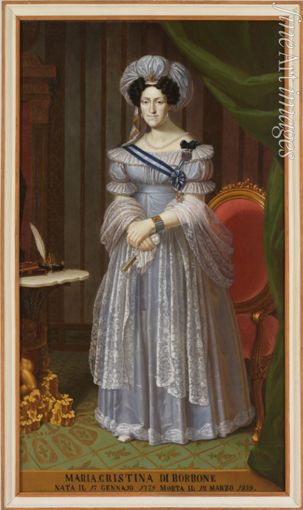 Anonymous - Maria Cristina of Naples and Sicily (1779-1849), Queen of Sardinia