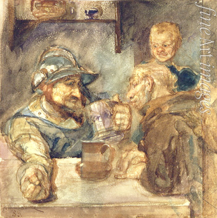 Vrubel Mikhail Alexandrovich - Over a Beer Tankard