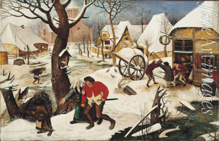 Brueghel Pieter der Jüngere - Auf dem Rückweg von einer Gaststätte