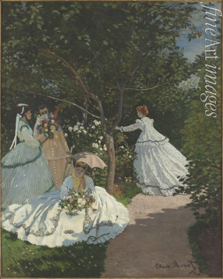 Monet Claude - Ladies in the garden