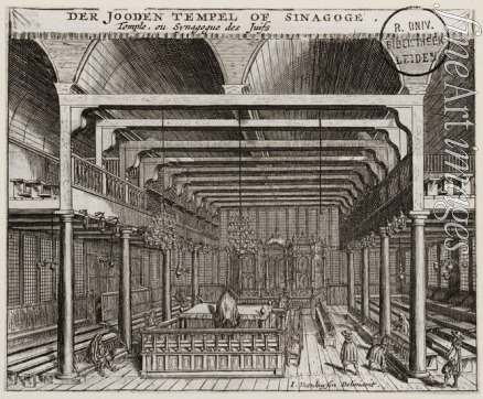 Veenhuysen Jan - Interior of the Portuguese Synagogue in Amsterdam