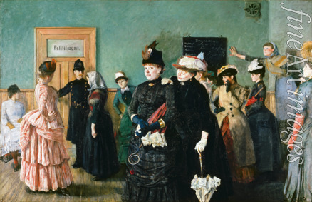 Krohg Christian - Albertine at the Police Doctor's Waiting Room