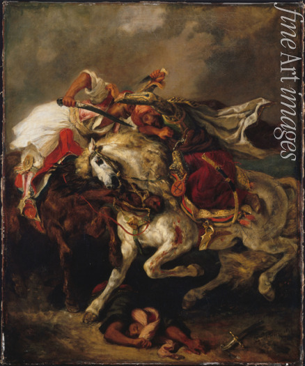 Delacroix Eugène - The Combat of the Giaour and the Pasha