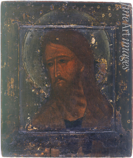 Russische Ikone - Der Heilige Johannes der Täufer
