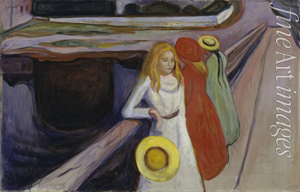 Munch Edvard - The Girls on the Bridge
