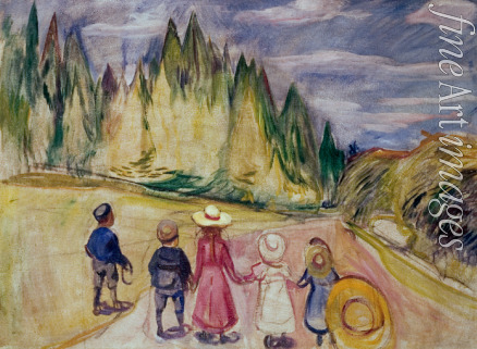 Munch Edvard - Der Märchenwald