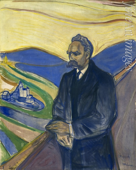 Munch Edvard - Portrait of Friedrich Nietzsche (1844-1900) 
