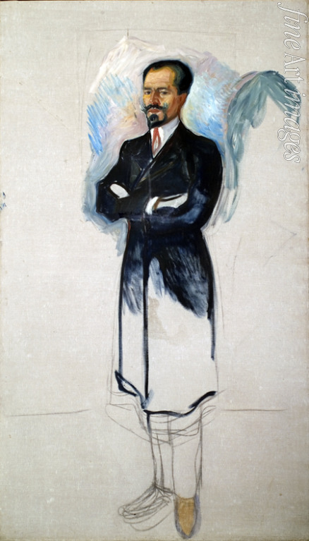 Munch Edvard - Porträt von Ernest Thiel (1859-1947)