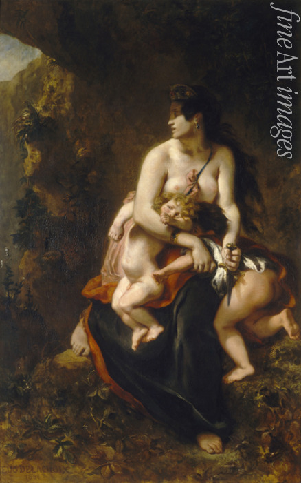 Delacroix Eugène - Medea (Médée furieuse)