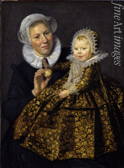 Hals Frans I. - Catharina Hooft mit ihrer Amme