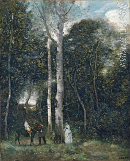 Corot Jean-Baptiste Camille - The Parc des Lions at Port-Marly
