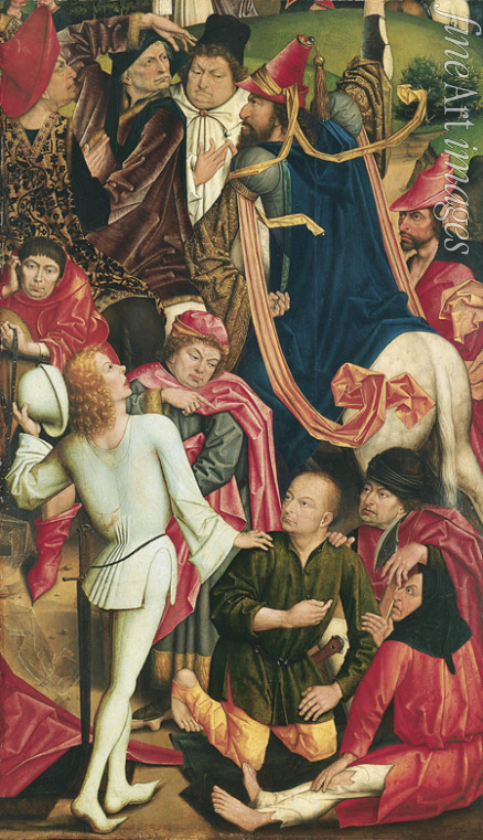 Baegert Derick - Ritter und Soldaten beim Würfelspiel um Gewand Christi
