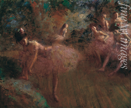 Forain Jean-Louis - Dancers in pink