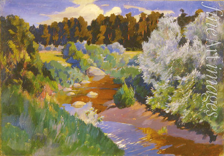 Rylov Arkadi Alexandrovich - Landscape with a river