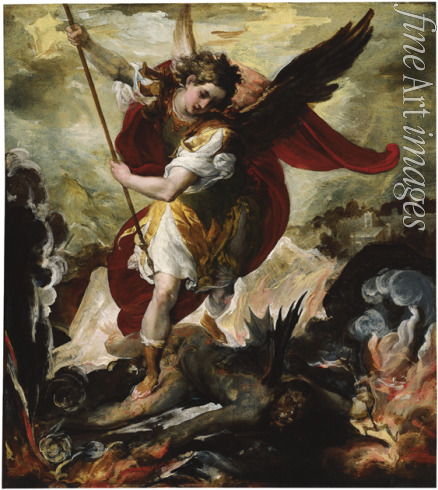 Maffei Francesco - Der Erzengel Michael erschlägt den Satan