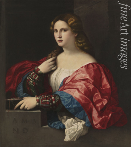 Palma il Vecchio Jacopo the Elder - Portrait of a young woman (La Bella)