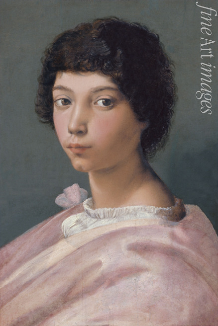 Raffael (Raffaello Sanzio da Urbino) - Bildnis eines jungen Mannes