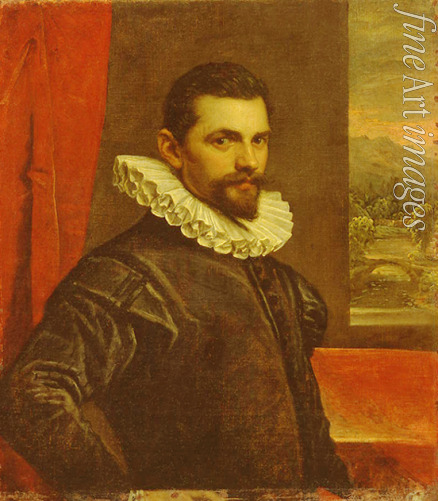 Tintoretto Domenico - Porträt des Malers Francesco Bassano (1549-1592)
