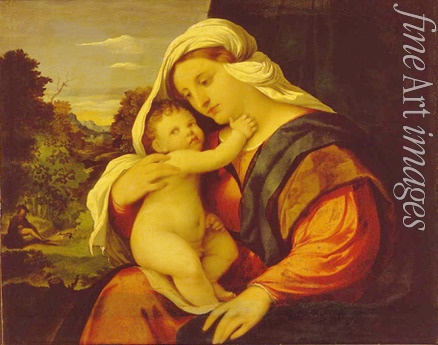Palma il Vecchio Jacopo der Ältere - Madonna mit dem Kinde